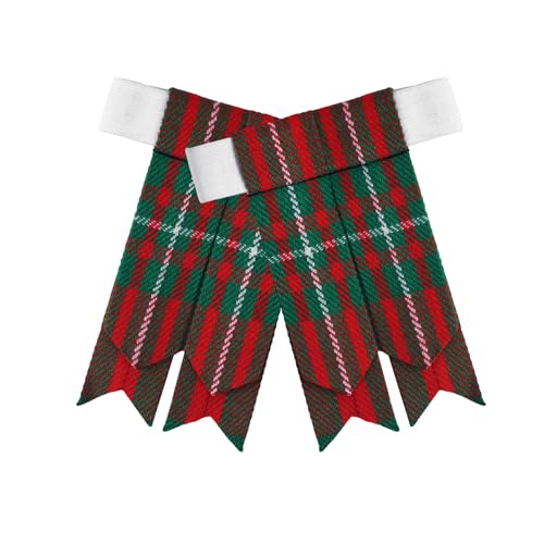 Image of Scottish Tartan Kilt Flashes with Elastic Adjusters