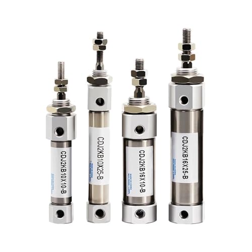Mini cilindro de acero inoxidable CDJ2KB16-15 con varilla hexagonal de alta resistencia 2
