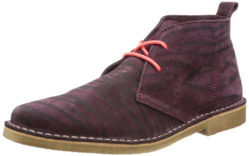 SELECTED Homme SEL Leon Tiger C, Polacchine Uomo, Red - Rot (Dark Burgundy), 45