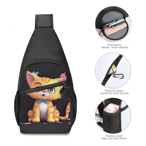 Bolso Bandolera Casual Cartoon para Mujer y Hombre miniatura 5