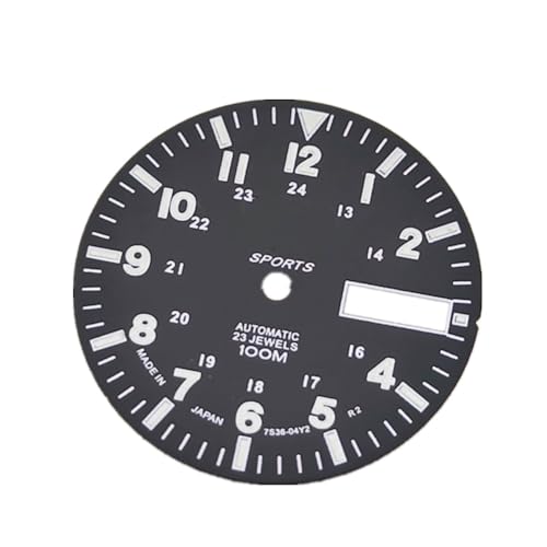 ZEZEFUFU Upgrade Luminous Automatic Mechanical Watch Movement Dial Replacement for NH36A