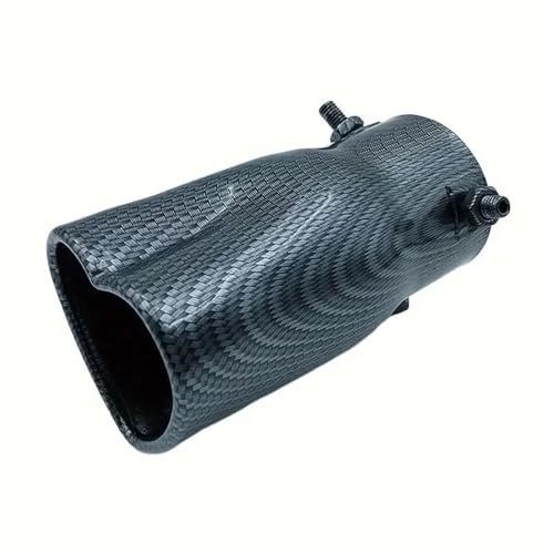 Tuyau d'échappement 2,5 pouces style cœur pour personnaliser votre voiture au quotidien