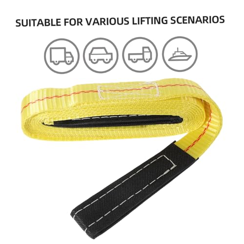 Sangles de levage plates polyester Cabilock 3m pour levage de charges lourdes auto lot de 2