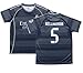 KWFOM Madrid 25/26 Bellingham #5 Away DarkBlue Kids Soccer Jersey Kit with Shorts/Socks Set Youth Sizes (DarkBlue, 28)