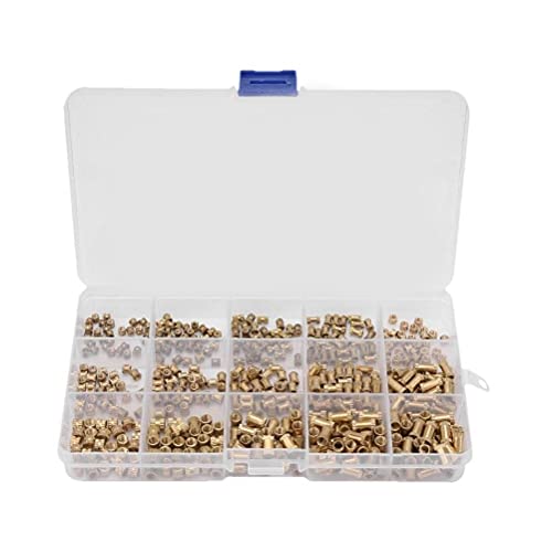 Écrou moleté en laiton M2-M4 pour réparer et consolider les filetages de pièces imprimées