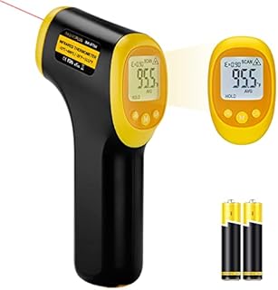 INKBIRDPLUS Infrared Thermometer for Cooking Digital Laser Temperature Gun with LCD Color Display