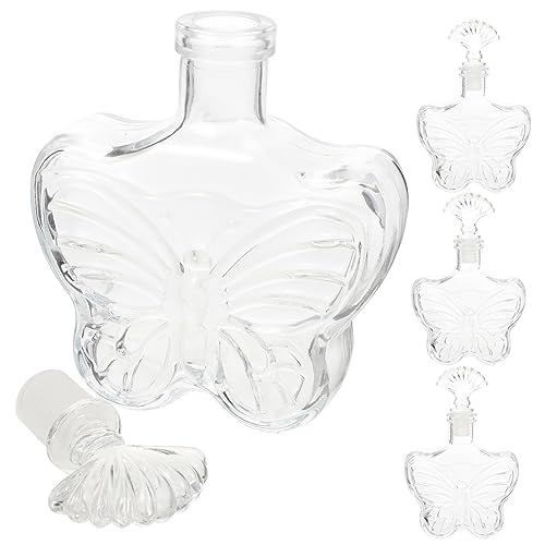 Cabilock 4 Pezzi Di Bottiglie Di Con Di Sabbia Bottigliette Dei Desideri Contenitori Per Profumi Decorazioni Multifunzionali Per Bottigliette Alla