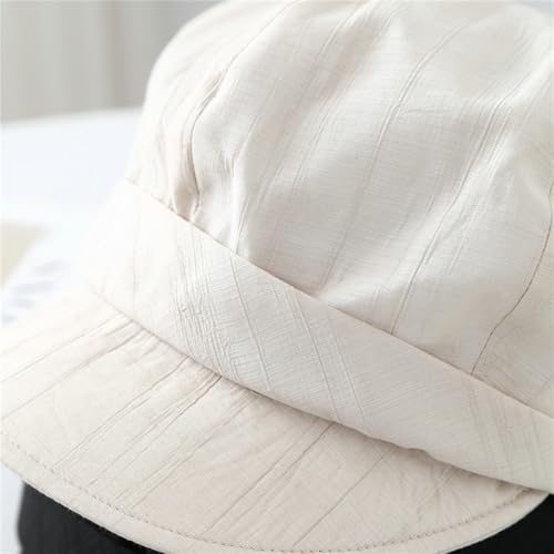 Gorra estilo boina vintage para mujer de algodón miniatura 4