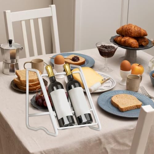Soporte para botellas de vino de mesa Hsqqdc 21x24x24 cm miniatura 3