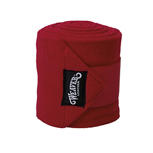 Weaver Leather Polo Leg Wraps Red 4-Pack