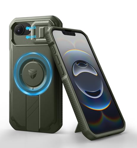 Dexnor for iPhone 17e/16e Case with Slide Camera Cover, 6.1 inch Army Green by Dexnor - Used condition - US$21.74