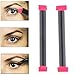 Ylapagne Stamps Eyeliner Tool Beauty Makeup Brush Eyeliner Mold Silicone Eye Shadow Stamp Eyeshadow Wing Style Cat Eye Cosmetic Tools for Women (Black)