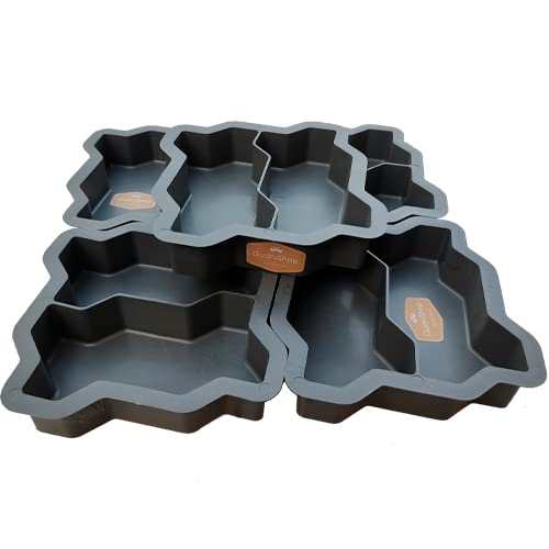 Forma Dupla Intertravada Molde 16 Faces 04cm - 24x10x04cm GuaruShop