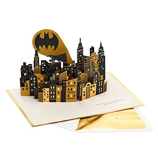 Hallmark Batman Pop Up Birthday Card for Him (Epic Day) Signature Paper Wonder 3D Card