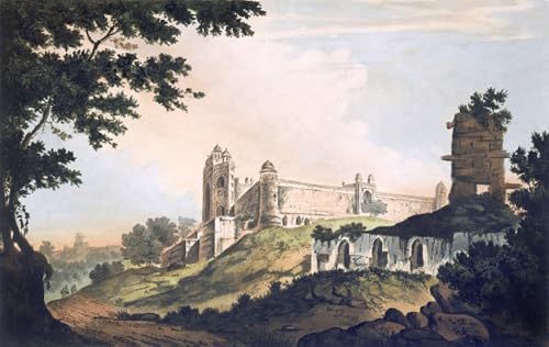 A View of the At Futtipoor Sicri poster William Hodges, art graffiti mural 60x90