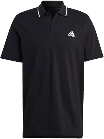 adidas Mens Aeroready Essentials Pique Small Logo Polo Shirt
