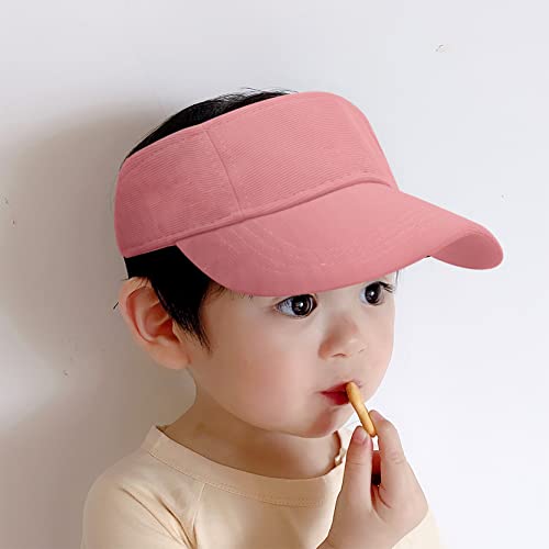Kids Baby Visor Hats Cotton Sun Visor Cap Hat Sports Tennis Hats Swim Beach Pool Sun Hats Sunhats for Boys Girls 1-8 Years3