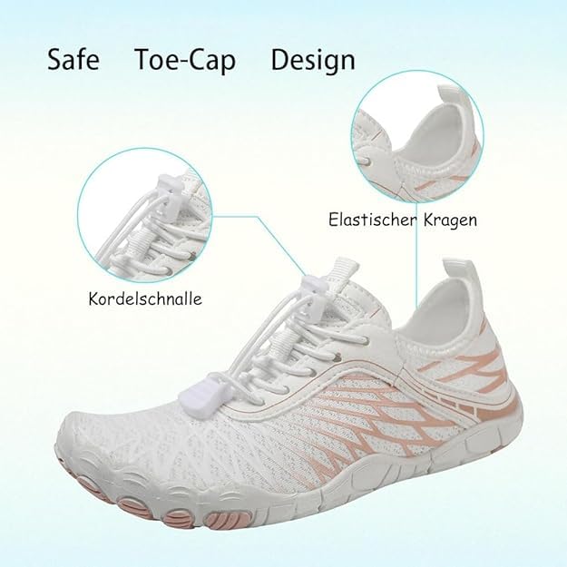 LOSD Barefoot Shoes Kids Water Sneakers, Girls Hiking/Beach Shoes, Lightweight Quick Drying Beach Sports Non Slip Swimming Hiking4