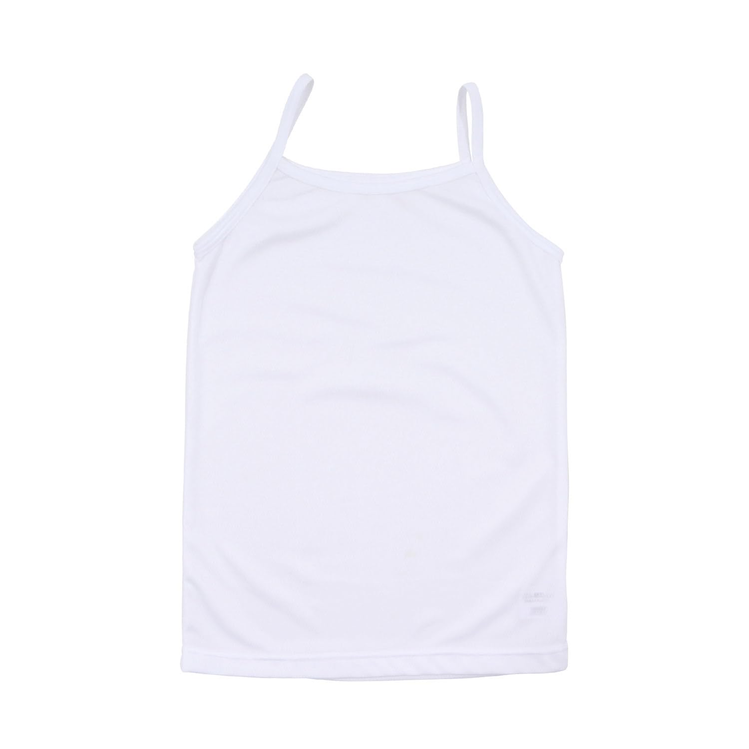 [Airin] 体育ノ心得 ガールズ キャミソール 2枚組 メッシュ 速乾 (130cm/140cm/150cm/160cm/165cm) ホワイト 572