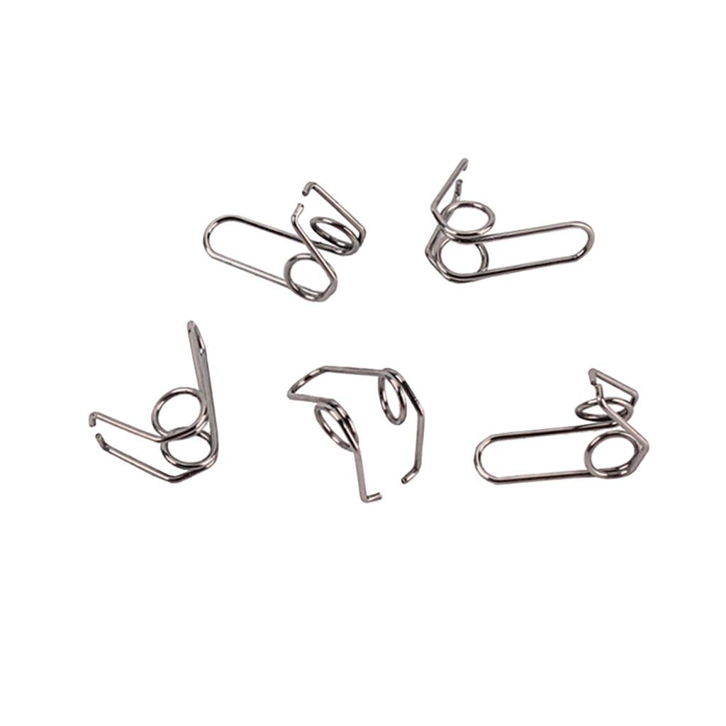 5pcs Eau Trompette Clé Broche Ressorts de Soupape Vis Porte-clés Porte