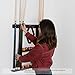 BILLIARDS XPRESS Pool Cue Rack - Pool Stick Holder Wall Mount With 16 Ball Holders & 6 Pack Of Chalk - Rubber Circle Pads & Large Clips Prevent Damage - Billiard Table Accessories For Man Cave (Black)