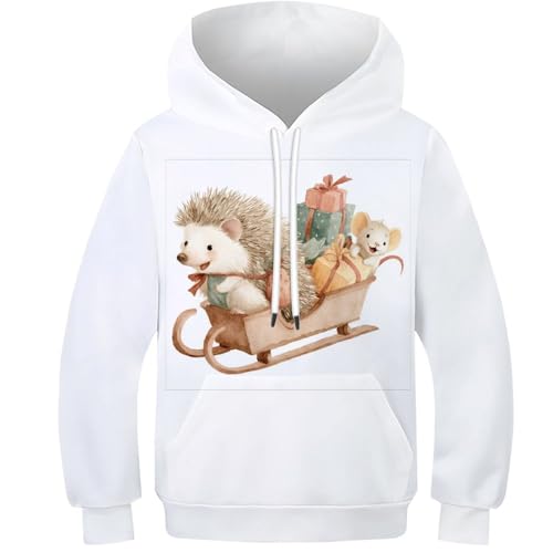 Sweat à capuche enfant imprimé 3D pour le collège et les loisirs