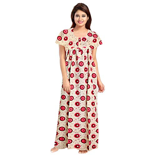 chinese dress ladies Buy jwf Women's Cotton Maxi Dress,Gown (Multi Color) at Amazon.in