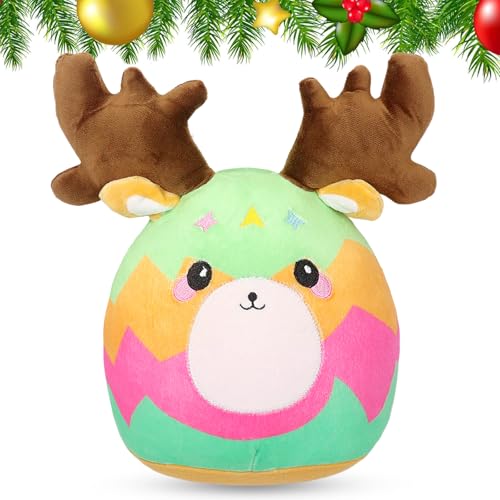 Elch Kuscheltier,27cm Kuscheltier Weihnachten,Rentierkuscheltier...