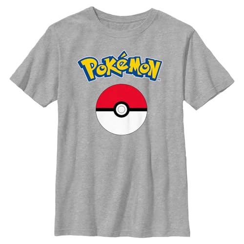 Pokemon Kids Logo Outline Boys Short Sleeve Tee Shirt