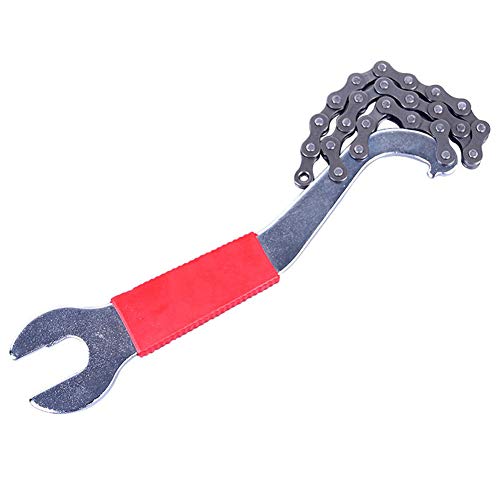 ZOOENIE Bicycle Hand Cycling Freewheel Turner Chain Whip Sprocket Track COG Remover Pedal Wrench Bicycle Tool Bottom Bracket Disassembly Kit