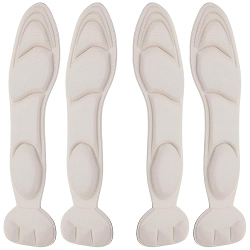 Plantillas esponja gruesas 3D transpirable para masaje, 2 pares miniatura 1