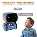 98K Robot Toys for Girls and Boys Rechargeable, Voice and Touch Sensor Robots Interactive Talking Smart Partner and Teacher with Singing, Dancing, Repeating, Toy Gifts for Kids Age 3 and Up