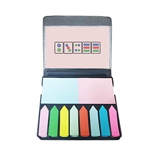 Marque page Mahjong coffret de notes adhésives originales pour amateurs de jeux