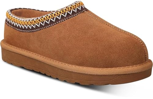 Women's Slipper Platform Mini Boots Indoor Slippers Slip on Fur Fleece Lined Suede Comfy Fur Fleece Lined Short Ankle Boots