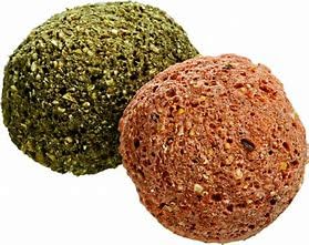 Leckerlies, Pferdeleckerlies Kräuter und Karotten in Einer 2500g-Eimer, 2 Sorten Leckerlies für Pferde, Ponys, Belohnungsfutter in der Geschmacksrichtung Karotte und Kräuter,