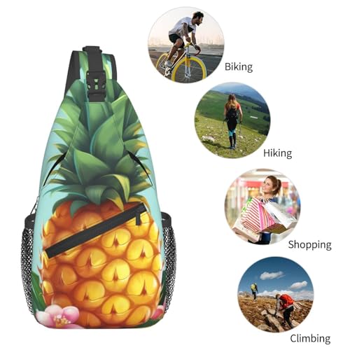 Mochila Sling Tipo Bandolera Negra para Senderismo miniatura 5