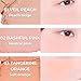 ABOUT TONE Fluffy Wear Blusher - Pressed Powder Cheek Blush with Airy and Soft Matte Blurring Finish Blendable & Buildable Natural Color Korean Makeup Vegan (05 DAILY CORAL)