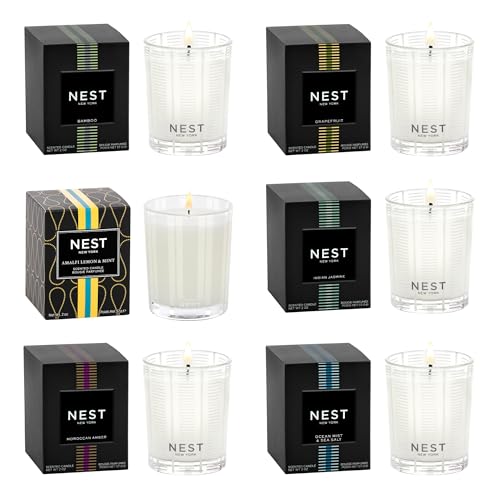 NEST New York Votive Candle Discovery Set - Includes 6 Scented Candles - 2 oz Each