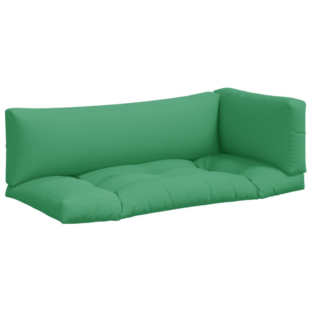 Coussins de palette vert lot de 3 assise et dossier pour salon de jardin européen
