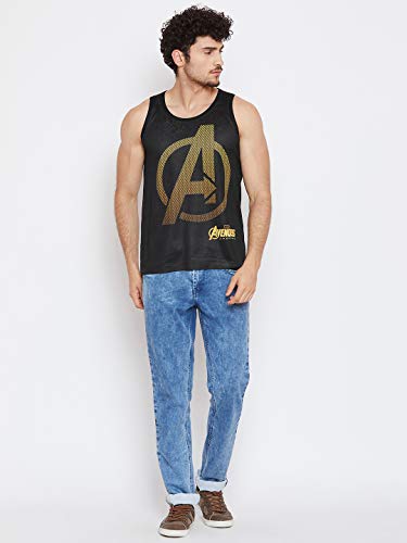 Image of Marvel Avengers by Wear Your Mind Men's Printed Vest (MMV0096P.2 2XL)