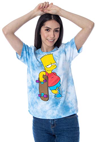 The Simpsons Juniors' Bart Simpson Tie-Dye Skimmer T-Shirt2