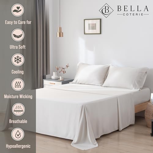 Image of Bella Coterie Luxury Bamboo Viscose Twin Size Sheet Set