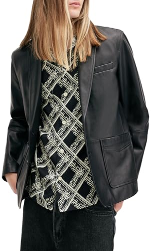 Men's Andrius Leather Blazer