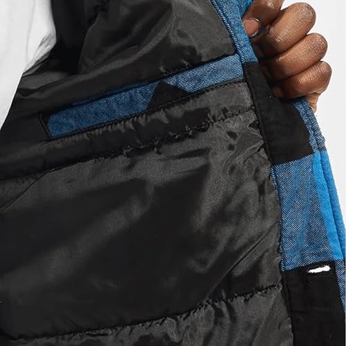 Men's Lumber Jacket Black/Blue3