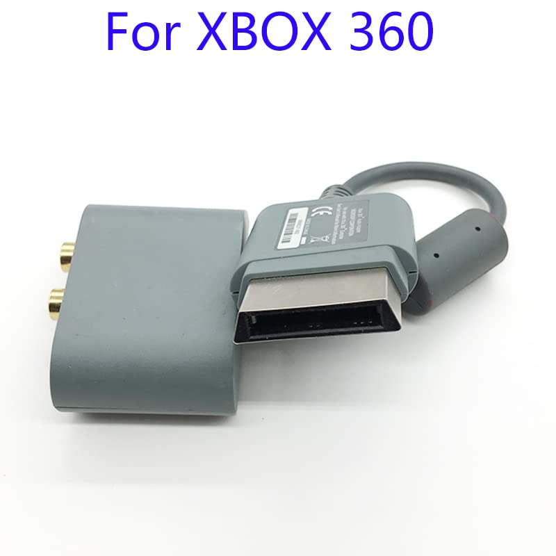 [Części do gier wideo] 5 sztuk dla linii audio XBOX 360 dużo RCA Toslink optyczny adapter do kabla Audio na konsolę Xbox 360 [Wymień]