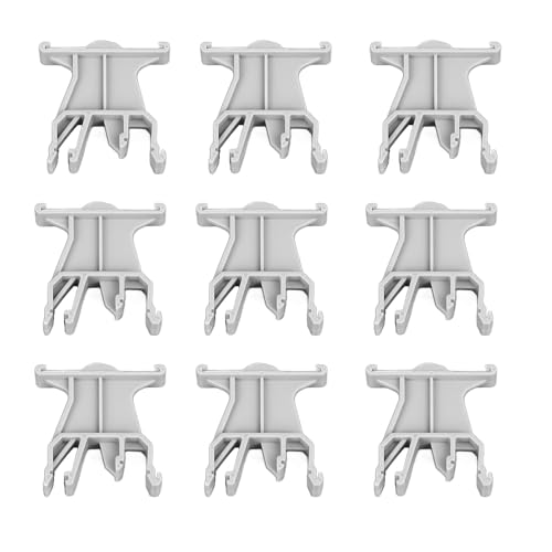 Terminal Strip Marker Carrier, 35mm Din Rail Installation Impact Universal Terminal Marking Label 100 Pcs for Installation
