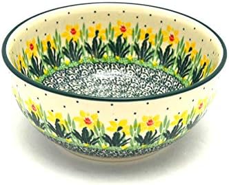 Polish Pottery Bowl - Coupe Cereal - Daffodil