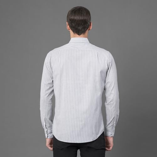 Image of Red Tape Striped Regular Fit Shirt For Men | Comfortable & Stylish