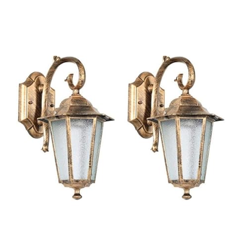 Farol de pared impermeable con cristal de alta transparencia para un patio luminoso y seguro