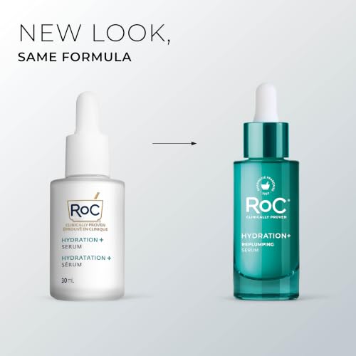 RoC Hydration+ Hyaluronic Acid Serum For Face, Hydrating and Plumping, 1oz - image 8